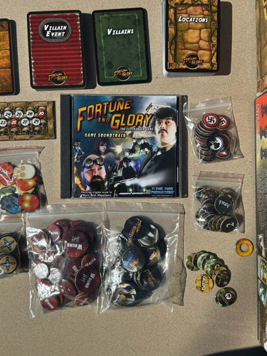 Fortune and Glory: The Cliffhanger Game (Flying Frog Boardgame) Complete GUC - Picture 8 of 10