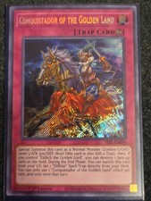 Yugioh Conquistador of the Golden Land SESL-EN034 Secret Rare 1st Edition NM