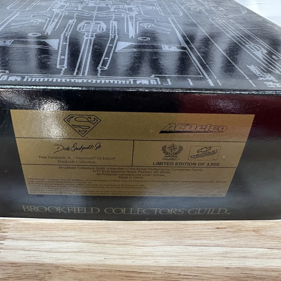 Brookfield Dale Earnhardt Superman 1999 AC DELCO remolque de exhibición y colección de autos Foto 4 de 4