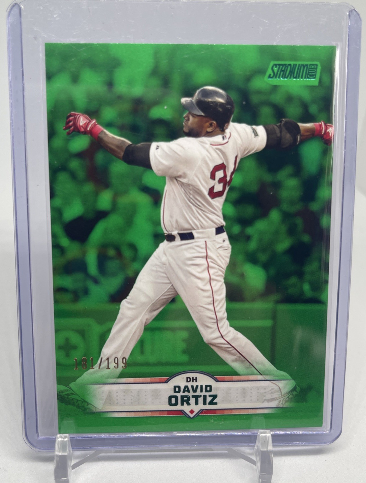 2025 Topps Stadium Club - David Ortiz #69 Green Foil /199