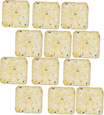 Suet Cake 12 Pack Case of 12 Suet Cakes for Wild Birds Woodpecker High Energy