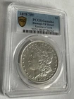 1878-7TF REV78 Morgan Silver Dollar VF Detail PCGS - Damaged
