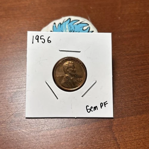 1956 Proof Lincoln Wheat Cent Penny Gem Proof
