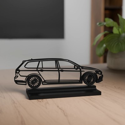 Passat Variant B8 Modell 3D Dekoration -  Geschenk für Autoliebhaber