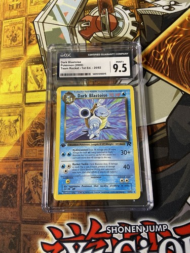 Pokémon Dark Blastoise 20/82 Graded 9.5 TCG 1st Edition