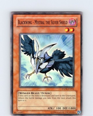 Yu-Gi-Oh Blackwing - Mistral The Silver Shield ANPR-EN004 Unlimited Common LP-NM