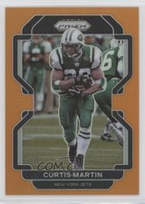 2021 Panini Prizm Orange Prizm 59/249 Curtis Martin #92 HOF 0u8k