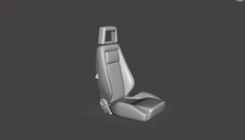 1/24 escort seats for diorama kits or diecast UNPAINTED