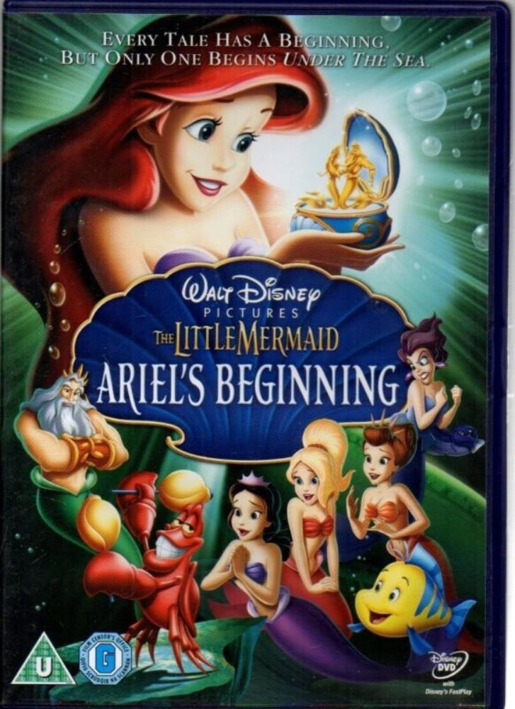 The Little Mermaid - Ariel's Beginning DVD (2008) FREE SHIPPING