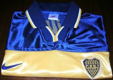 BOCA JUNIORS - QUILMES (won Apertura and Clausura) - OFFICIAL T-SHIRT 1998/'99