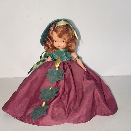 Vintage Nancy Ann Storybook Doll Seasons Series #92 Autumn Bisque Frozen Legs - Bild 2 von 15