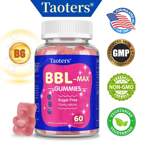 BBL -MAX Gummies Buttocks Lift Hip Firm Sculpt Enhancement Enhance Curves - Picture 3 of 12