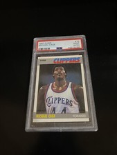 1987 Fleer Michael Cage #15 PSA 9 (PD) Clippers