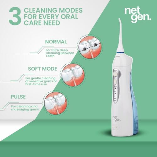 Professional Cordless Water Flosser for Best Cleaning of Teeth Gums - Picture 2 of 9