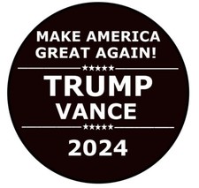 Donald Trump JD Vance - Make America Great Again Round Self ink Stock Stamp