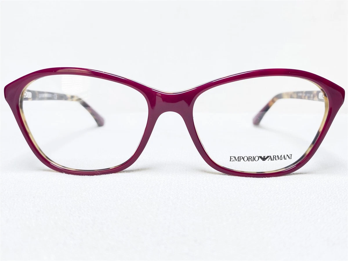 Emporio Armani Women\'s Havana Plum Eyeglasses! Emporio Armani Glasses EA3205 5071 main image 2