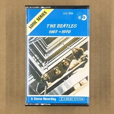 THE BEATLES Cassette Tape BLUE ALBUM SONIC SERIES GET BACK LET IT BE HEY JUDE