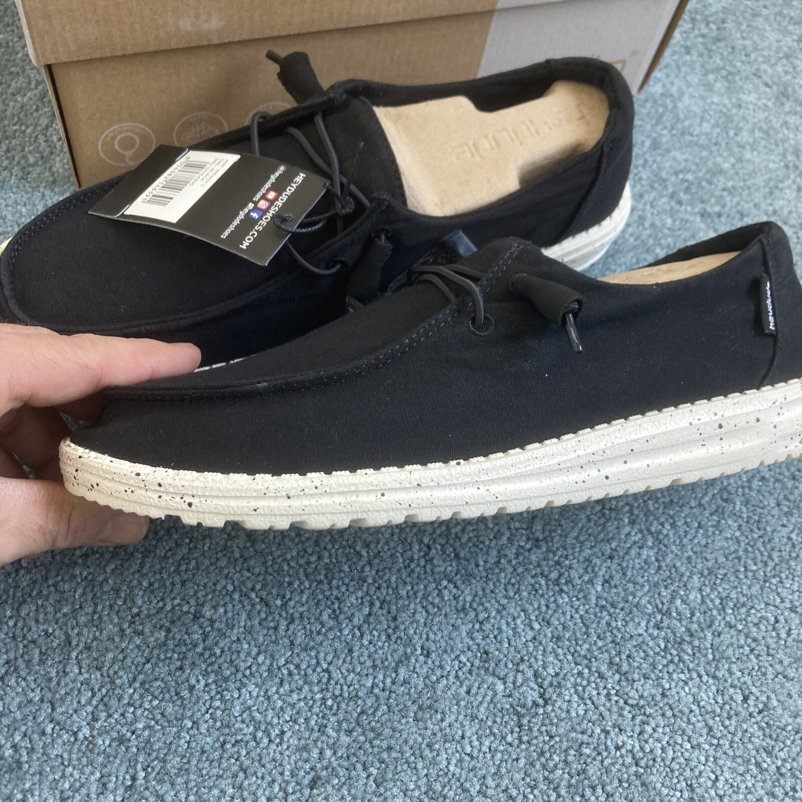 Hey Dude Women's Wendy L Black Size 11 | Women's Shoes | Women's Lace Up  Loafers | eBay