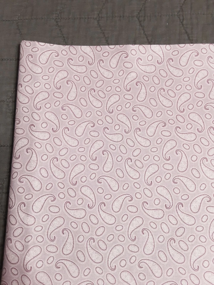 Beatrix Potter Cotton Fabric 3 yards + 25" (44" wide) Lavender Paisley Quilting - Image 2 of 4