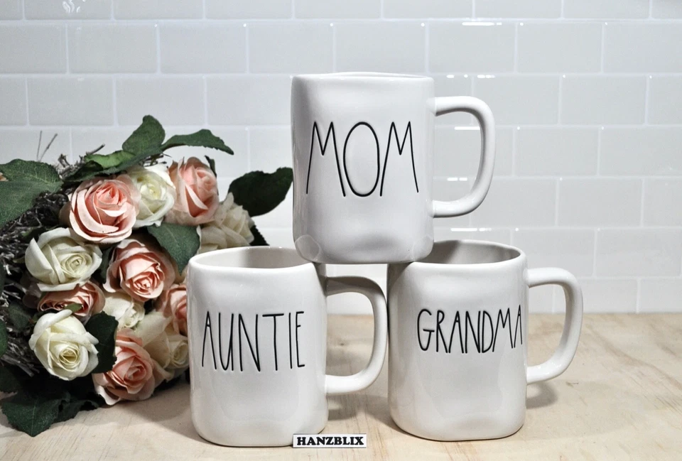 Rae Dunn Mug "YOU CHOOSE" Mother's Day MOM GRANDMA AUNTIE NANA MAMA NEW '20-'21