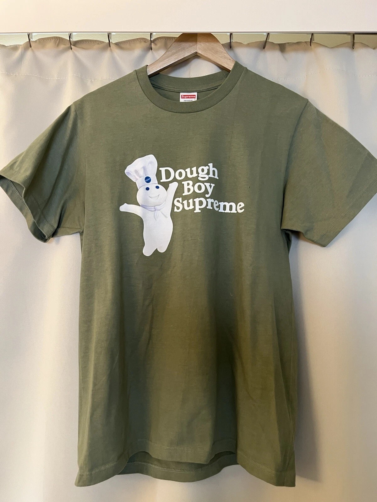 T shirt homme Doughboy Supreme vert taille S très bon état 
