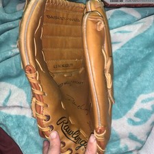 RAWLINGS Softball Mitt RH LH Throw 9380 FastBack Deep Well hinged pad T-4
