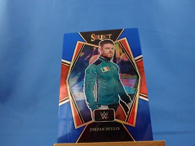 Jordan Devlin Select WWE 2022 Premier Level Blue Prizm #155 /199