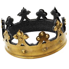 King Crown Brass Plantagenet Crown Brass Gift Item Handmade Medieval Halloween