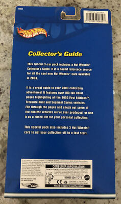 Hot Wheels Highway Collector Guide 35th Anniversary & 3 Vehicles