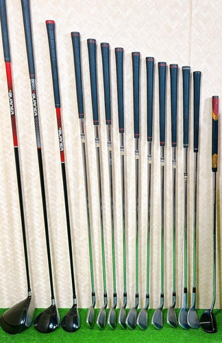 Taylormade Club Set 1W 3W 3H 3-9i Pw 52 58 PT 14pc RH Graphite & Steel Stiff Men - Picture 7 of 7