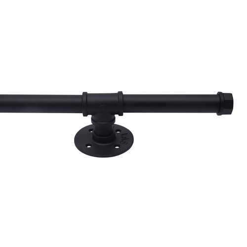 13FT Staircase Handrail with 4 Wall Support Industrial Loft Stairway Pipe Indoor - Picture 11 of 19