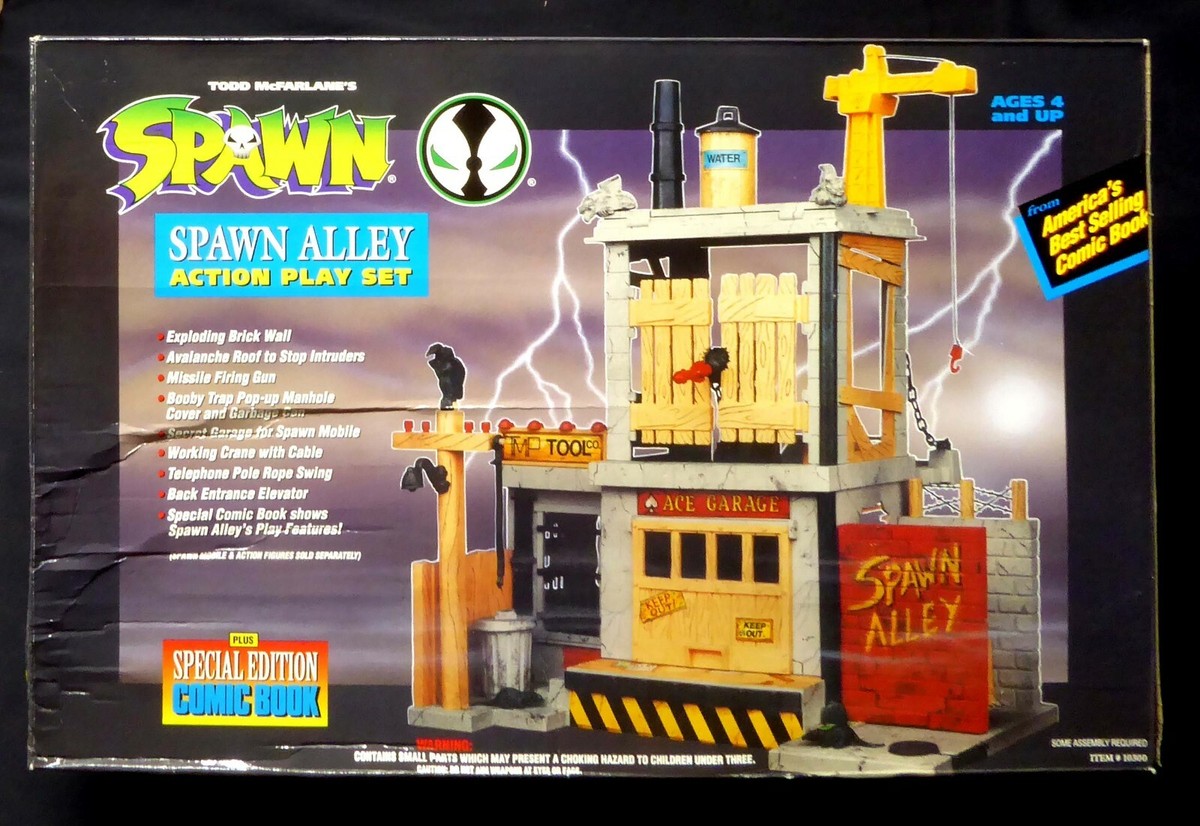 Spawn Alley Playset New 1994 Spawn Series 1 Sealed McFarlane