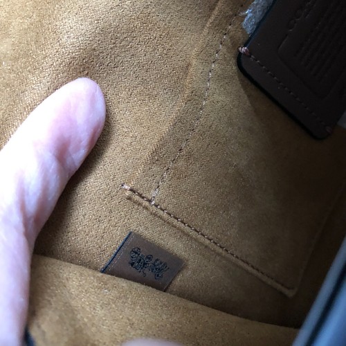 NUOVA Borsa a tracolla COACH Klare in pelle con ricamo diario $428+ - Foto 10 di 12