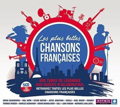 Les Plus Belles: Chansons Francaises 5-Disc Set MUSIC AUDIO CD beautiful french