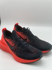nike epic react flyknit 2 black bright crimson infrared