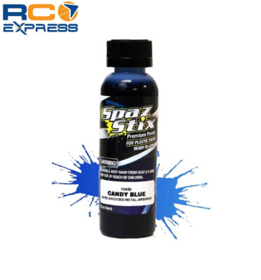 Spaz Stix Candy Blue Airbrush Ready Paint 2oz Bottle SZX15450