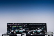 1/43 Minichamps Mercedes AMG Petronas Rosberg & Hamilton 2016 Formula 1 Set 