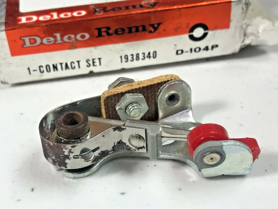 1955 56 CHEVROLET BUICK CADILLAC ТОЧКА ЗАЖИГАНИЯ НАБОР ВЫКЛЮЧАТЕЛЬ КОНТАКТ 1938340 NOS - Изображение 3 из 4