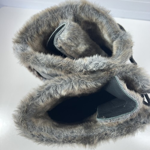 Stuart Weitzman Rebooting Faux-Fur-Trimmed Rain Boot Sz 7.5/38 - Picture 7 of 12