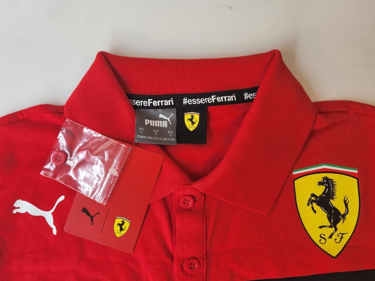 Polo FERRARI F1 Puma Team rouge pour homme- En vente sur ORECA STORE