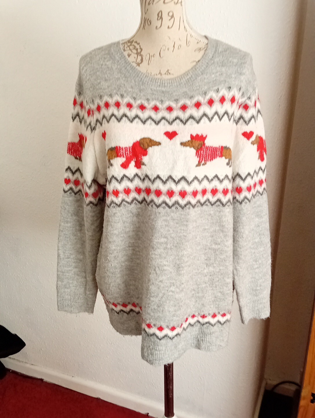 ladies xmas jumper size 18 eBay