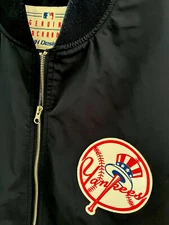 New York Yankees Jeff Hamilton JH Design Pilot Bomber Style Jacket Sz XXL