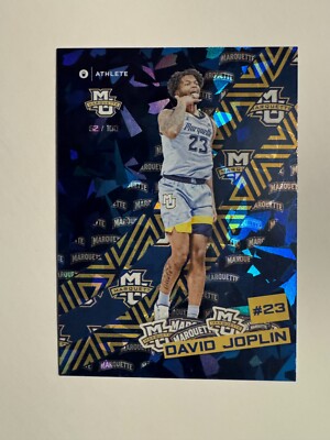 2023-24 ONIT Marquette Golden Eagles #73 DAVID JOPLIN Sticker Series holo Nm/Nm+