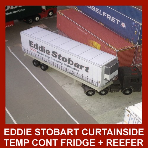 Stobart Rail, Eddie Stobart, Rail Freight Model Card Kits 40ft/45ft N 1:160 x 3 - Picture 7 of 10