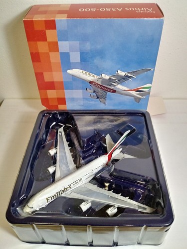 Gemini Jets 1:400 Emirates FIRST A380-800 A6-EDA Rare Collectible Model MINT - Foto 19 di 19