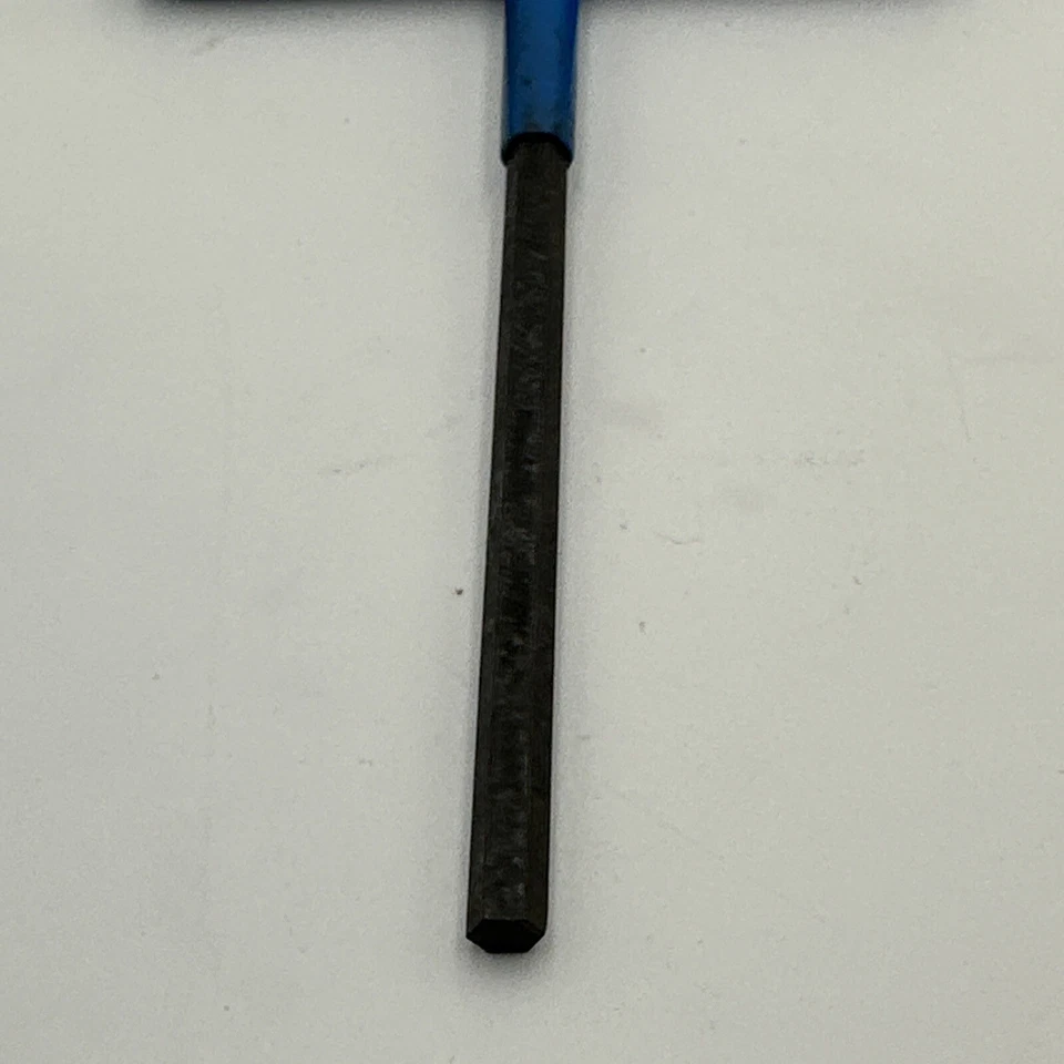 Vintage Allen T-Handle Allen Wrench 6mm Blue Handle - Image 4 of 4