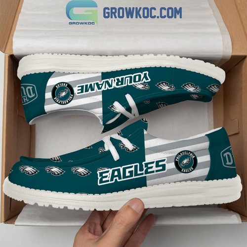 Philadelphia Eagles 2024 Version Personalized Hey Dude Shoes eBay