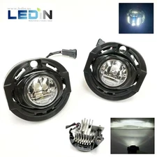 LED Fog Light Lamp For 15-19 Dodge Charger SRT Hellcat 14-19 Grand Cherokee Pair