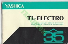 Vintage Yashica TL-Electro Manual