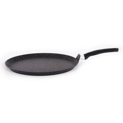 14'' Flat Skillet,Crepe Frying Pan for Lavash Bread Flatbread Wrap